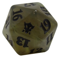 MTG Spin Down Life Counter D20 Dice Dragons of Tarkir Green